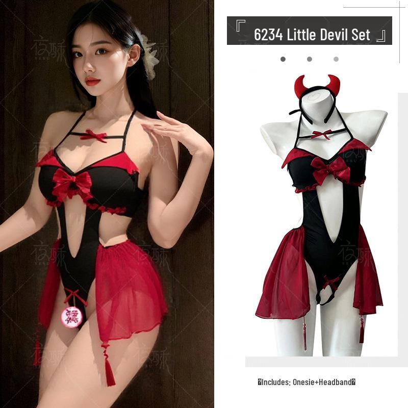 Sexy Halloween Devil Lingerie Set