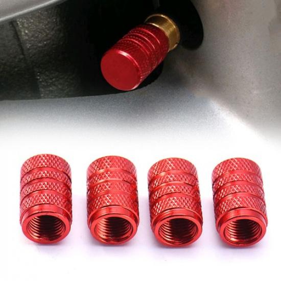 Aluminium Car Wheel Tyre Tire Valve Stems Air Dust Cover Screw Cap Accessories