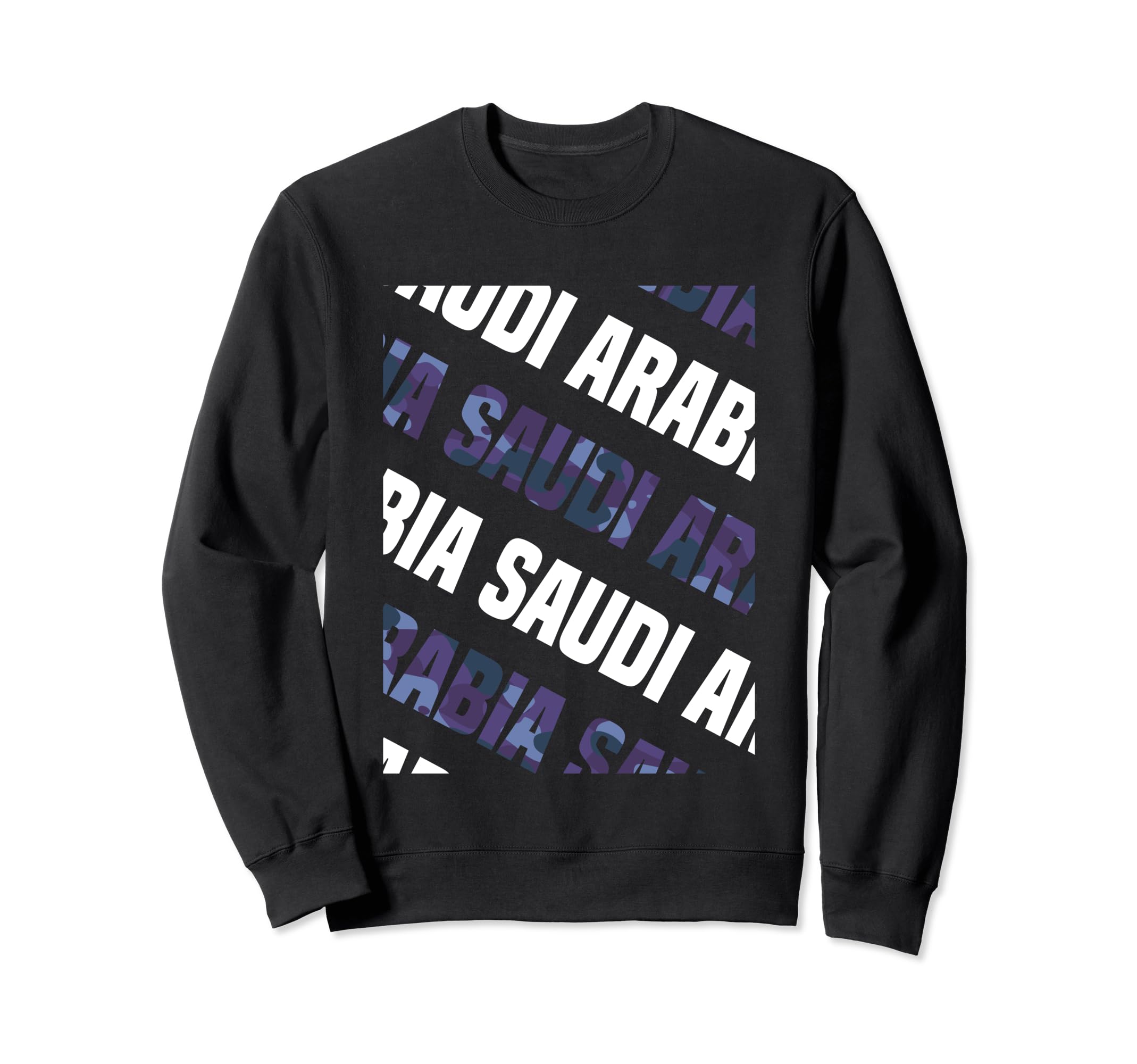 

Saudi Arabia Camo Purple Sweatshirt