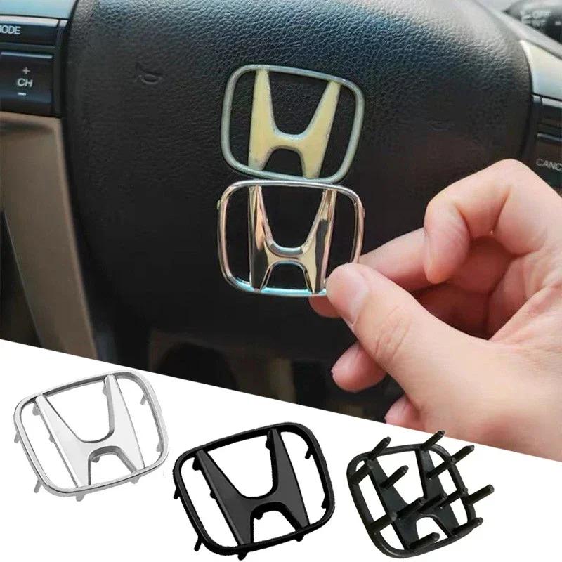 Per Honda Civic Accord CRV HRV Fit Jazz City Odyssey Jade Vezel NSX Inspire 50/53mm Emblema Logo Centrale Volante Auto
