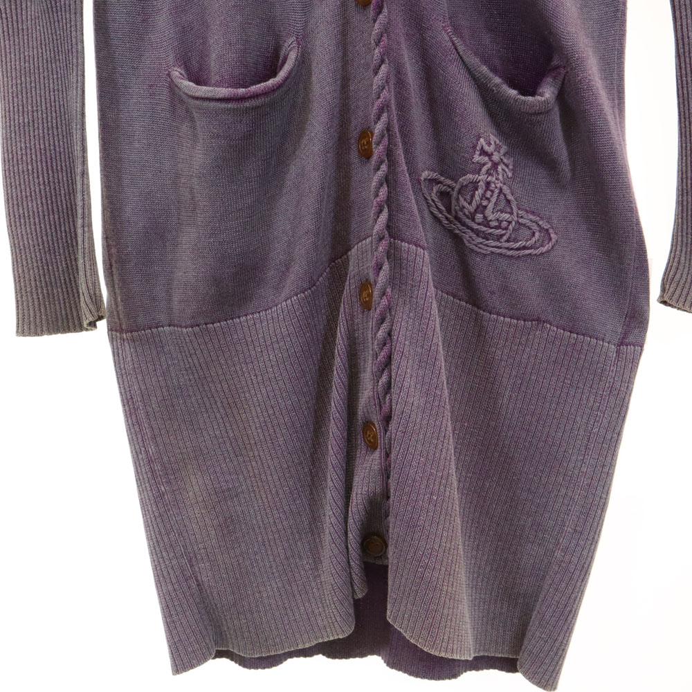 Vivienne Westwood Red Label Long Sleeve Long V-neck Knit Cardigan 2 Women Used