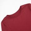 Solid Color Slim Fit Round Neck Shirred Mini Dress - European & American Women's Autumn/Winter Collection