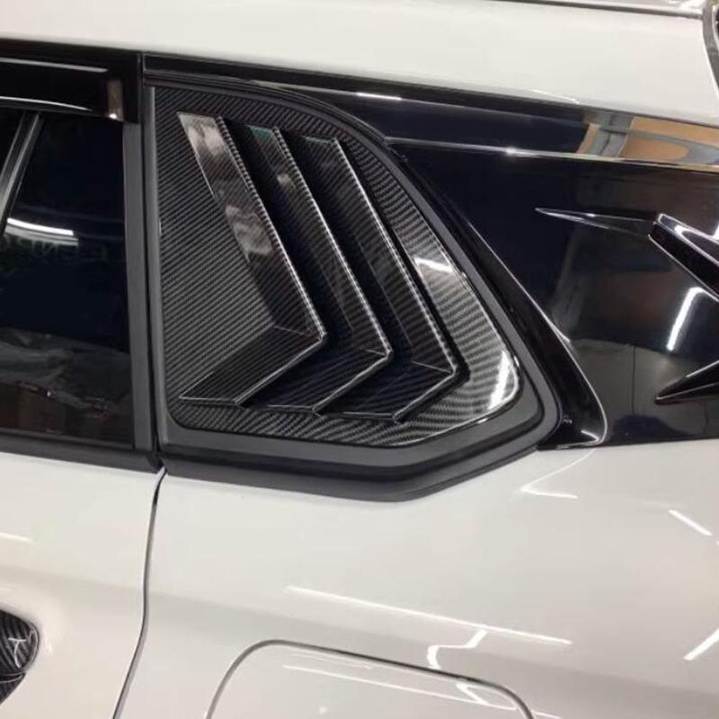 ABS Plastic Rear Window Shades Molding Trim Decoration Cover Exterior Accessories For Toyota Corolla Cross XG10   2024+