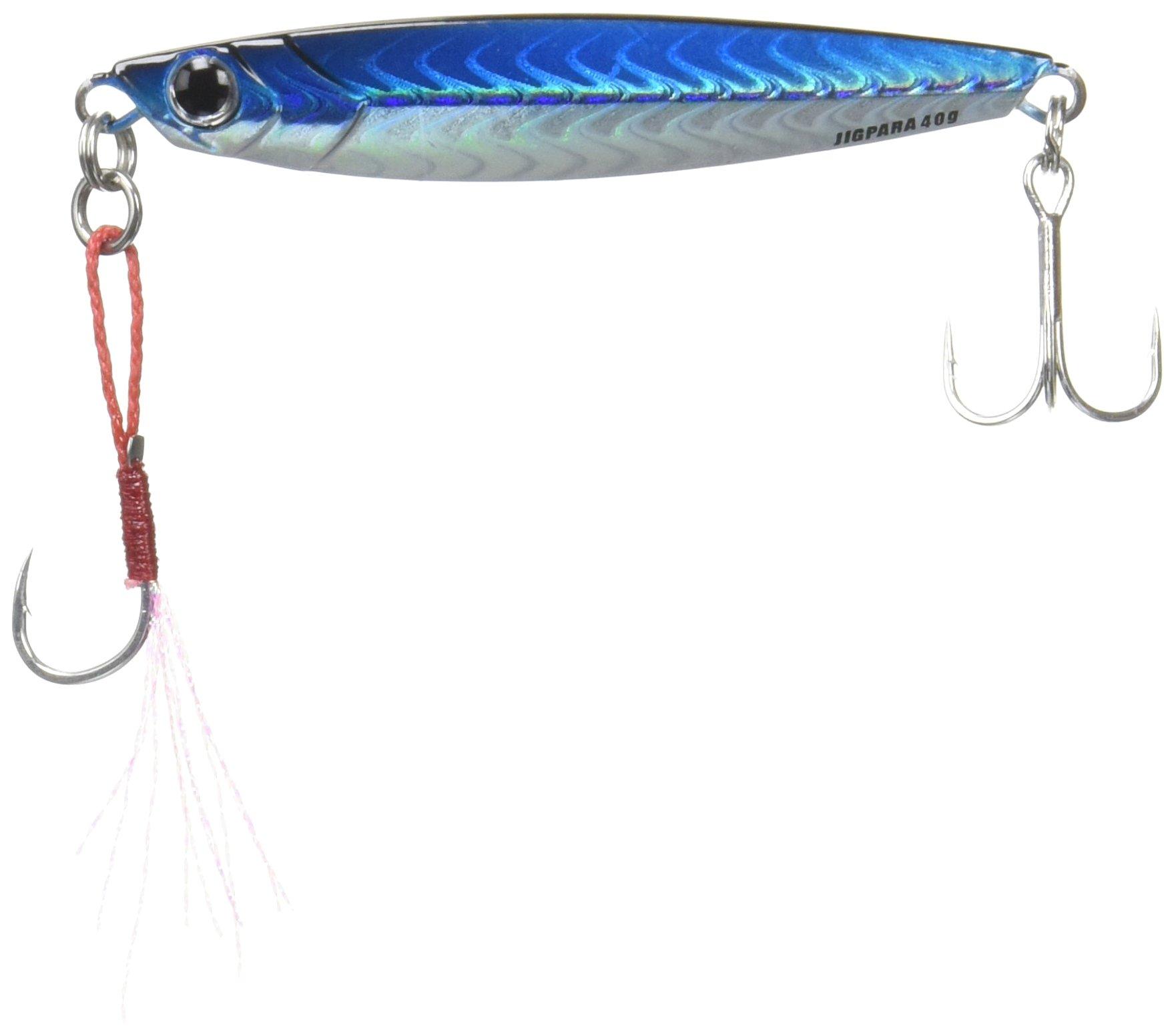 

Major Craft Jigpara Short Metal Blue Jig, 40g, #6, Silver, JPS-40