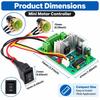 Reversing Switch PWM Motor Controller 5V-30V DC Input Variable Speed Controller  For RV