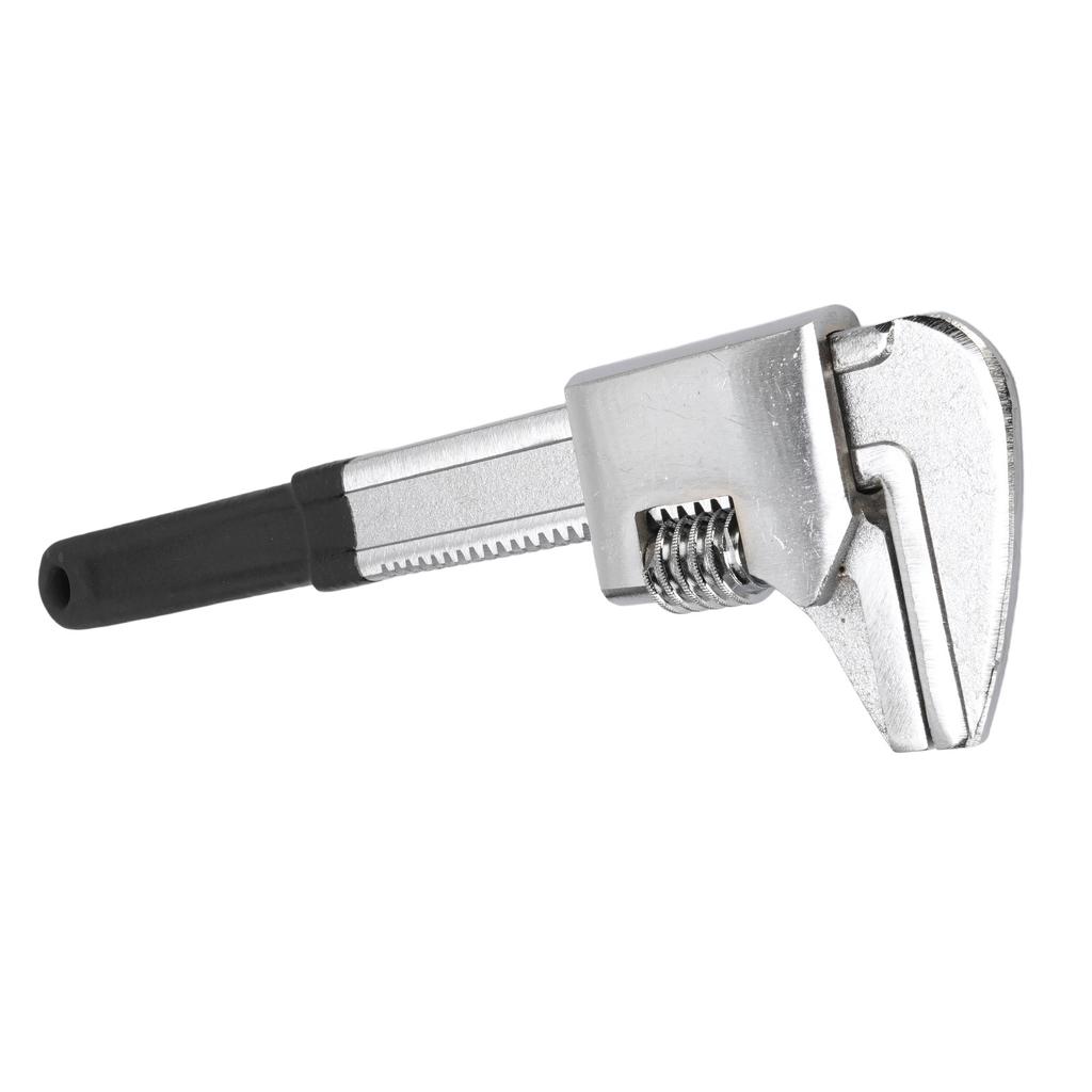 Wide Jaw Adjustable Wrench Multifunctional CR V Steel Accurate F Shaped Right Angle Wrench for