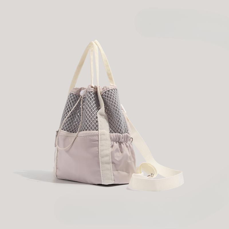 Bag Women's Backpack Hollow Canvas Bag Fashion Single Shoulder Crossbody Bag Travel Small Backpack Women