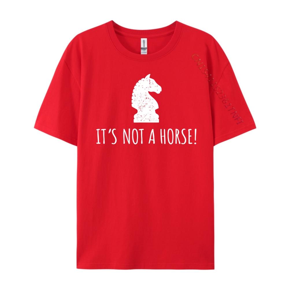 

It S Not A Horse Funny Chess Knight Boys Girls Mens Vintage T Shirt Men Short Sleeve TShirt Men Big And Tall HOLIDAYS S