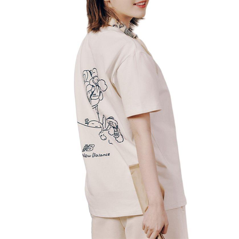New Balance Casual Tee Asia Sizing 'Beige' Men's 5ED24033-LBE