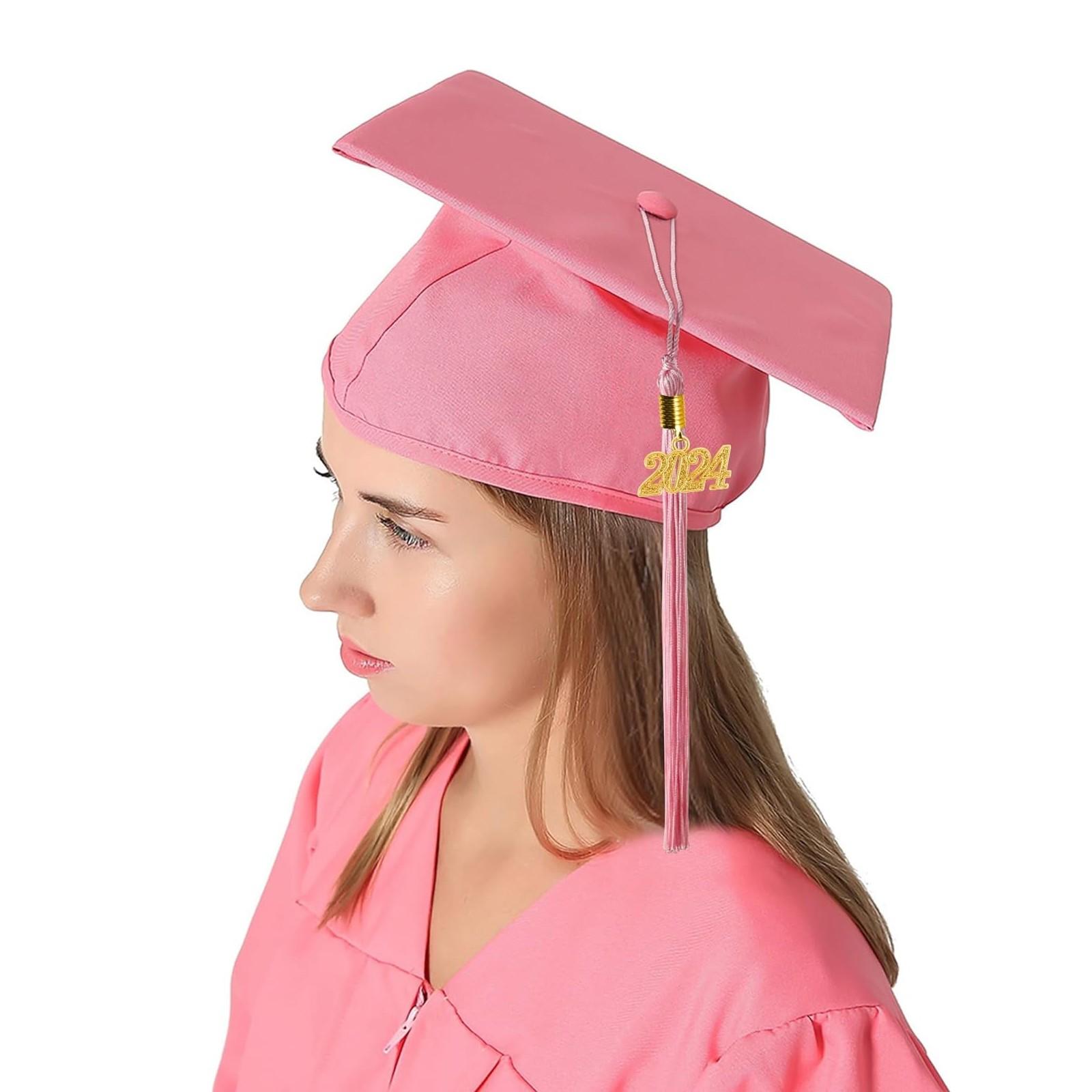 Выпускная шапка для взрослых с кисточками — фото 4