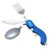 Multifunctional Foldable Mini Tableware Camping Picnic Detachable Tableware Knife Fork Spoon Combination,portable Cutting Tools
