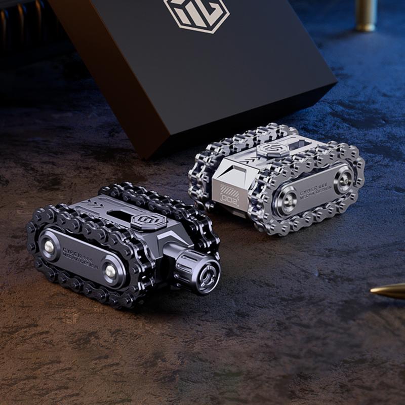 Metal Rotating Tank Fidget Toy  Hardcore Military Style Magnetic Edc Stress Relief Gadget And Fidget Spinner, Perfect Kids Gift