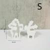 New Christmas Elk Ornament Silicone Mold DIY Christmas Deer Scented Plaster Candle Mold Resin Crafts Making Tools For Home Decor
