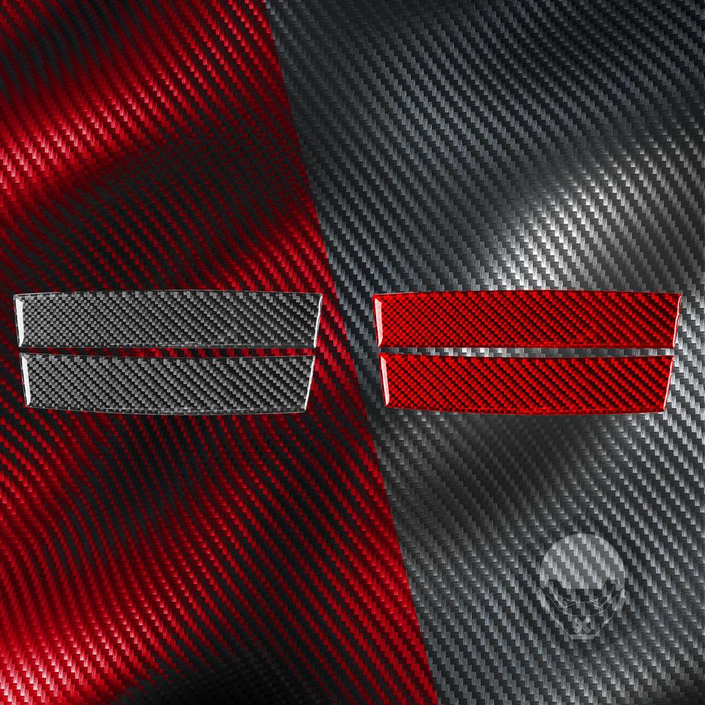 For Mercedes-Benz C Class W203 2005-2007 Car Gear Shift Storage Box Panel Cover Trim Real Carbon Fiber Interior