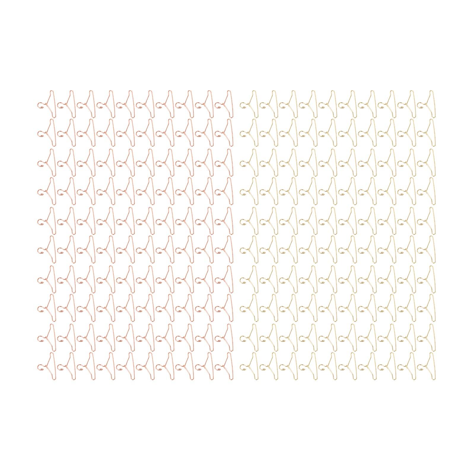 100 шт. вешалка для кукольной одежды изысканная милая металлическая вешалка для кукольной — фото 9