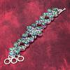 Mystic Topaz 925 Solid Sterling Silver Bracelet With Adjustable Chain, Handmade Gemstone Jewelry Bracelet For Memorial Day