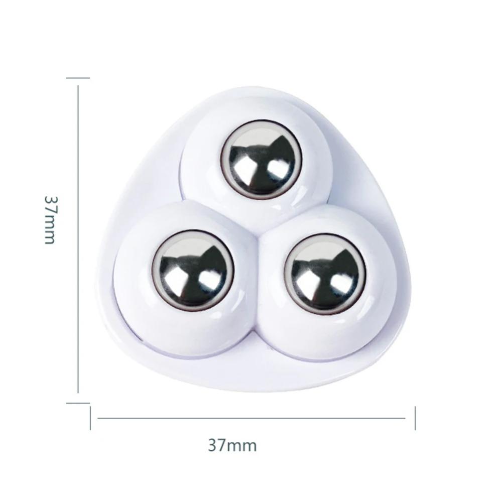 1-8pcs Paste Universal Wheel No Noise Self Adhesive Universal Pulley Rotating Wheels for Trash Can Bottom Kitchen Small Appliances