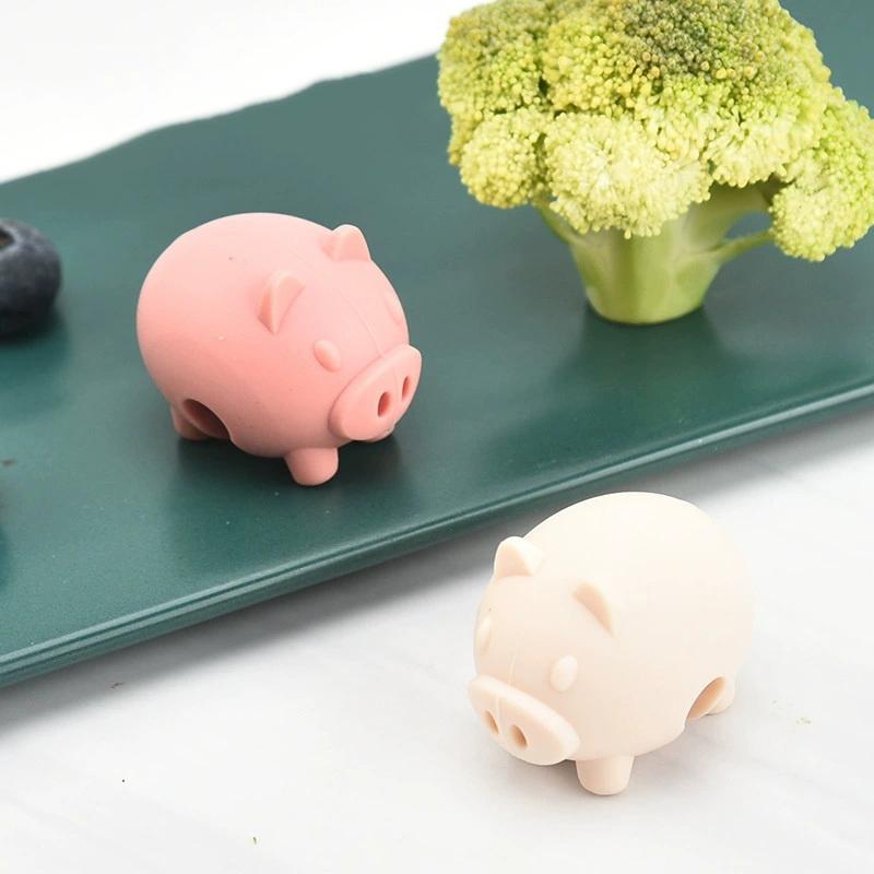 Silicone Support Pan Pot Lid Holder Anti-Overflow Pot Clip Kitchen Tools Stand Mobile Phone Chopstick Spoon Holder Stand Gadgets