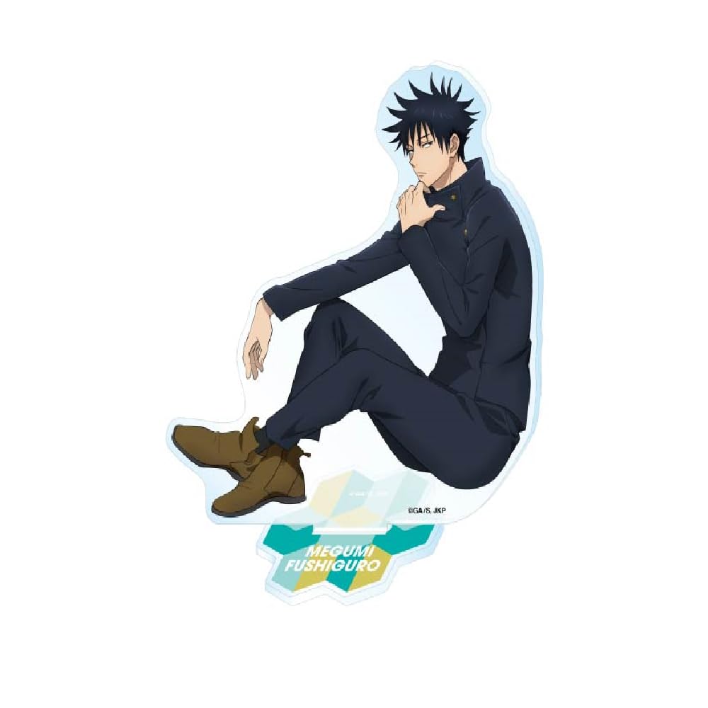 Ensky TV Anime "Jujutsu Kaisen" Acrylic Stand 3 5. Megumi Fushiguro Character Approx. 141 x 131 x 3mm Made of Acrylic