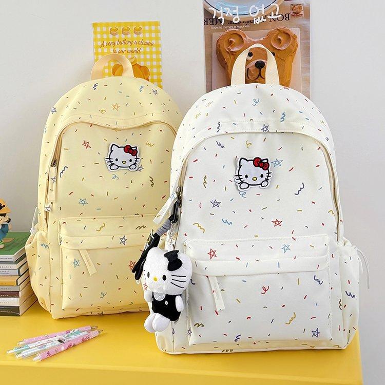 Schoolbag new small fresh schoolbag girl star pattern fresh girl backpack going out travel backpack