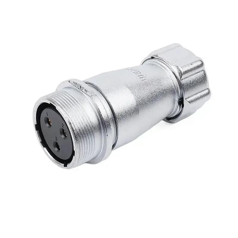 WEIPU WS24 TP+ZP 2Pin 3Pin 4Pin 10Pin 12Pin 19Pin Circular Waterproof Aviation Connector Plug Socket Multiple Core Power Adapter