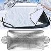 Car Windshield Sunshade Curtain Frost Cover Ice Snow Shield Foldable Car UV Protection Sunshade Auto Windscreen Visor Cover 1PC