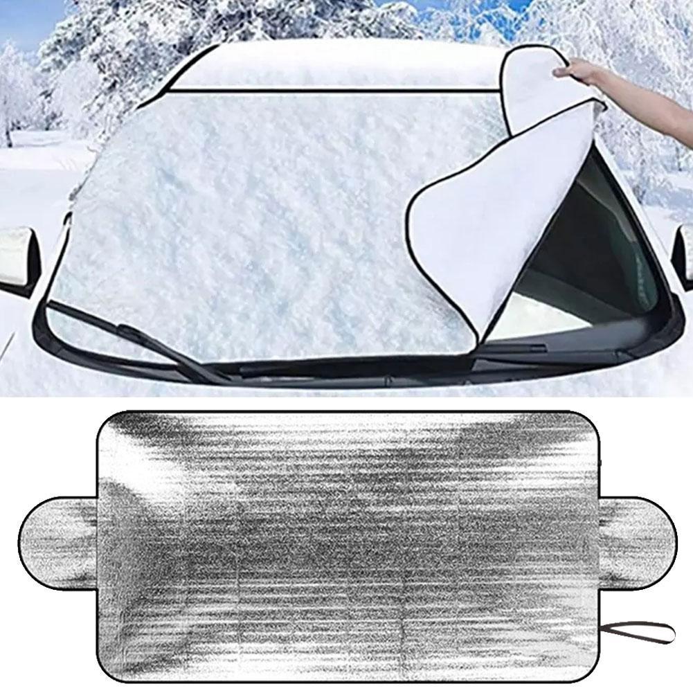 Car Windshield Sunshade Curtain Frost Cover Ice Snow Shield Foldable Car UV Protection Sunshade Auto Windscreen Visor Cover 1PC