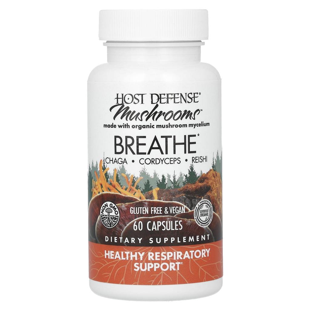 Host Defense Mushroom, Breed, 60 Capsules