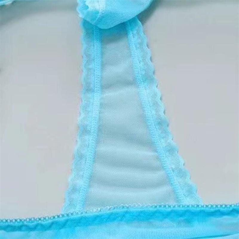 1ks Transparentní tanga Kalhotky Ženy Osobnost Léto Dámy Krajka G-string Sexy průsvitné spodní prádlo