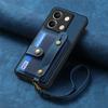 For Redmi Note 15 14 13 Pro Plus K90 Phone Case Wristband Leather Wallet Card Pocket Xiaomi 17 Pro Max 15 15T Poco F7 X7 Cover