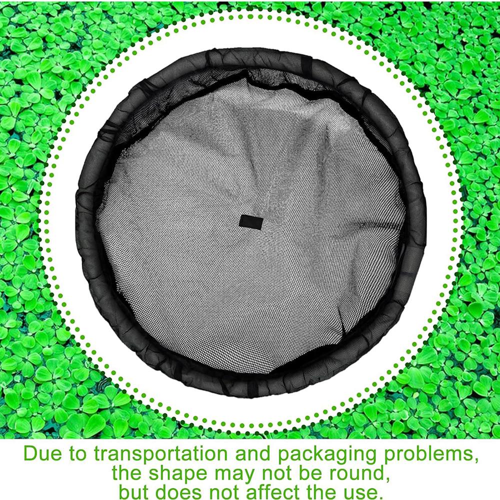 Pond Plant Mesh Protector Sunscreen Porous Breathable Plant Protection Net Circular Floating Plant Breathable Floating Island