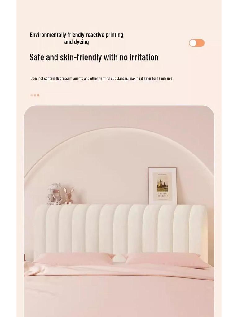 Luxurious Quilted Headboard Cover - 3D Soft Wrap, Full Coverage Dust Protection