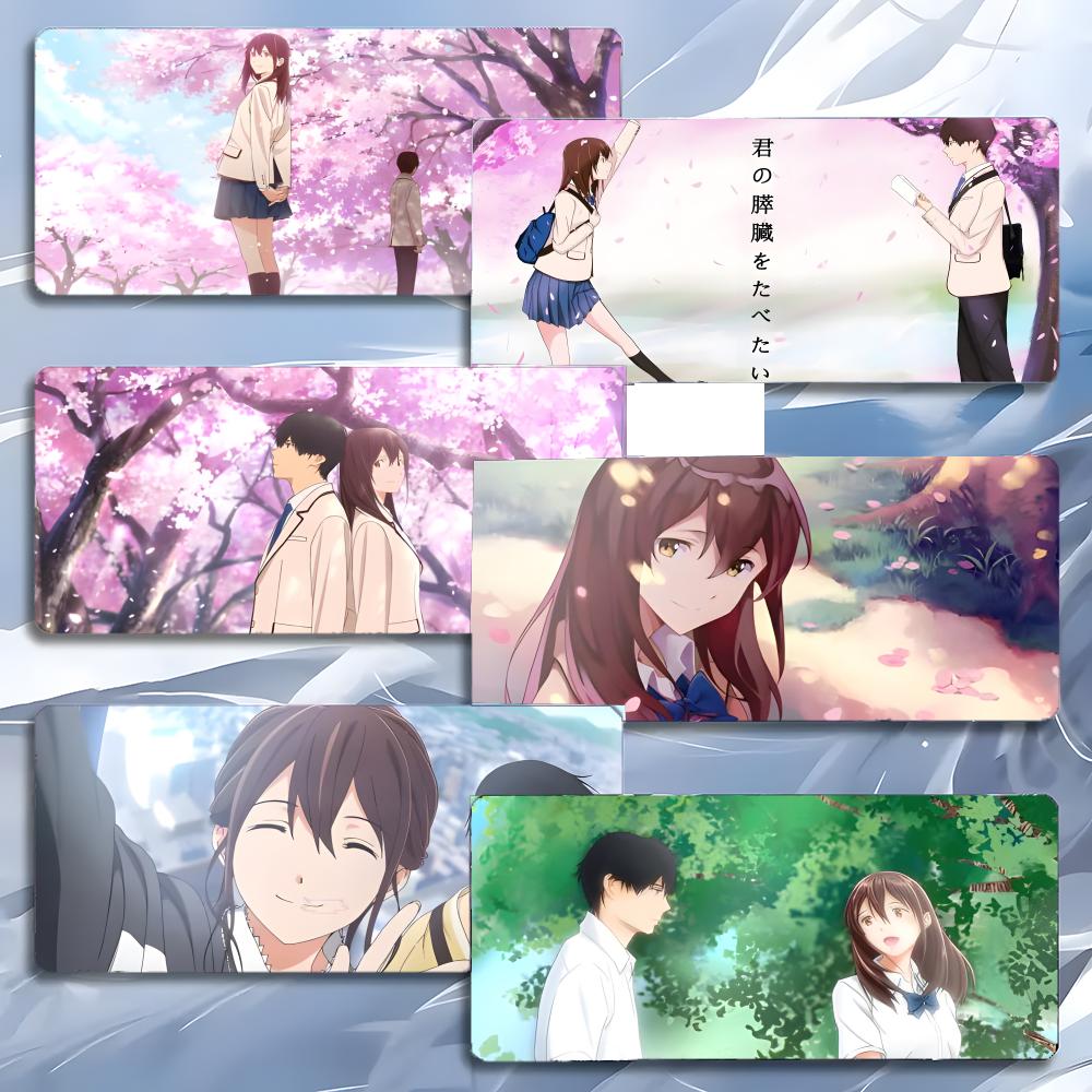 Sad Emotional Anime II Want To Eat Your Pancreas Mouse Pad Mousepad Large Gaming Lockedge Thickened Pc Table Desk Mat