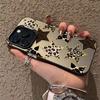 Leopard Print Stars Case for iPhone 15 Promax, 16 Pro, 14 Pro, 17 