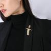 Beautiful Temperament Scarecrow Brooch European And American Retro Gold Corsage Suit Cardigan Neckline Accessories Pin