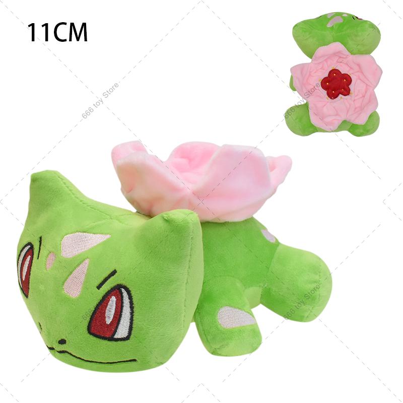 10 Styles Plush Bulbasaur Shiny Rose Sunflower Bauhinia Christmas Bulbasaur Animal Stuffed Plush Toy Children Gifts