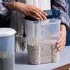 Multifunctional Plastic Rice Bucket Multigrain Container Storage Rice Bucket Kitchen Cereal Multigrain Storage Container