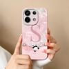 For Redmi Note 13 Pro 4G 5G Case Cute Panda Letters Back Cover For Xiaomi Redmi Note13 Pro Plus Soft Liquid Silicone Phone Cases