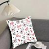 Kiss Love Heart Graffiti Cushion Cover Elegant Comfort Pillowcase Sofa Bed Doublesided Printed Invisible Zipper Home Decor