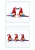 Interactive Dog Plush Parrot Chew Toy with Rope Knot and Sound, Bite-Resistant
