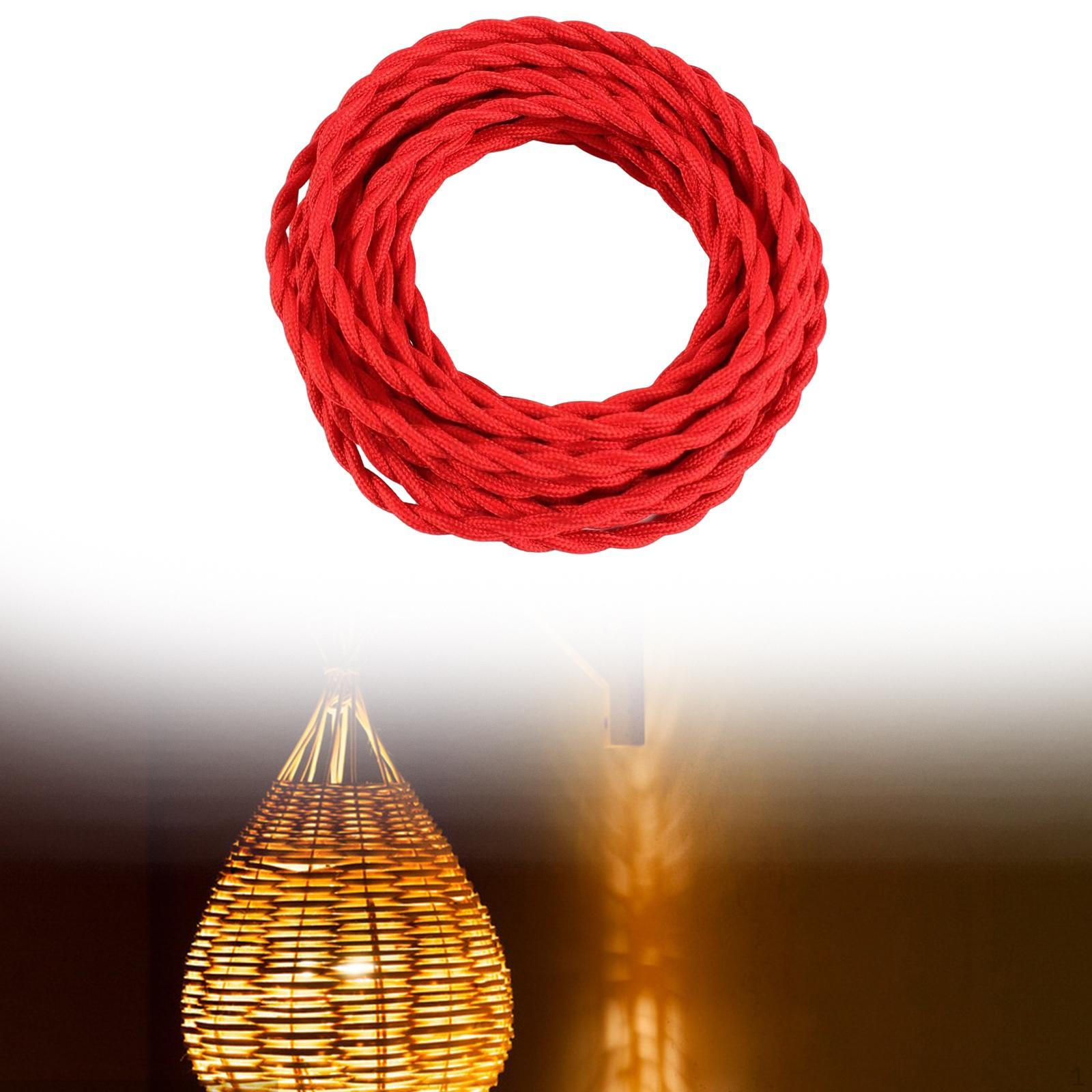 

Кабель 5M для підвісного світильника, шнур освітлення для будинку червоний