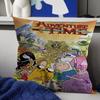 Adventure Time Con Finn Jake Copricuscini Cartone Animato Divano Decorativo Casa Stampa Double-sided Corto Peluche Carino Copricuscino