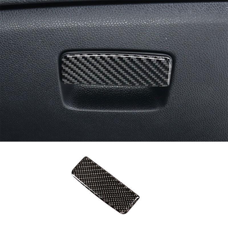 Co-Pilot Glove Boxes Handle Cover For Benz GLA CLA 2013- Real Carbon Fiber