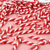 Mini Candy Canes Christmas Decoration Red White Resin Candy Cane DIY Crafts Xmas Pendant Navidad Home Decor New Year Gift