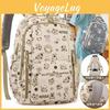 Pattern Capybara Printing Backpack For Students Large Capacity School Gift Bag
