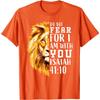 Isaiah 41 10 Lion Religious Scripture Graphic Tee Comfortable Pure Cotton Tshirt
