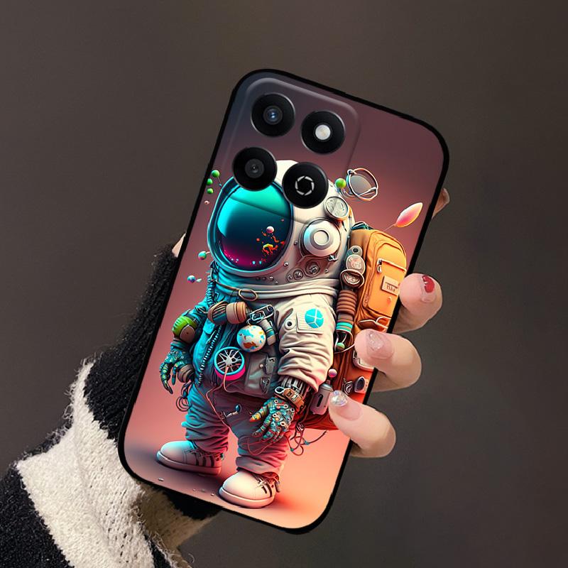 For Honor 200 Smart Case Luxury Fashion Painted Soft Protective Silicone Cases For Honor X7C Back Cover Phone Shell Fundas Coque