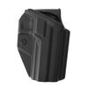 LayLax [Desert Eagle Kydex Holster] [Right-Handed] [Black] DE.50AE Polymer Holster with One-Touch Detach and Angle Adjustment