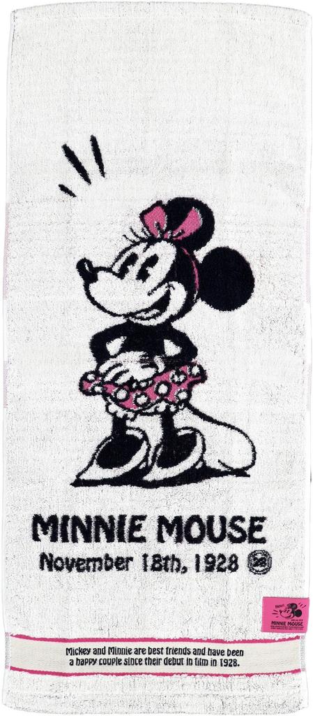 Marushin Disney Minnie Mouse Face 34 X Old Product 2005052400 Towel, 80cm, Style, 100% Cotton, Number