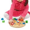 Todoribro Wood Tree Figures Clock, 1, Korea Best Toddler Puzzle